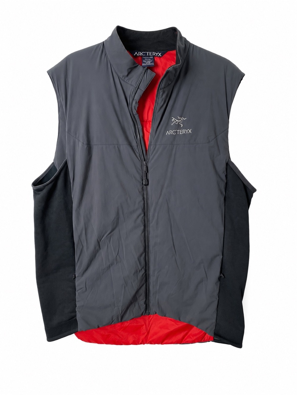 Arc’teryx Men’s XL Gray Zip Front Vest